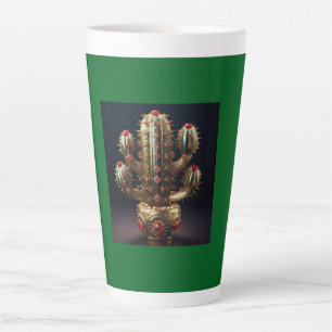 Tasse Latte Saguaro incrusté de rubis