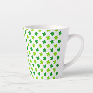 Tasse Latte Saint Patrick's Day Clover Feuille Motif-54601