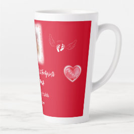 Tasse Latte Saint Valentin's Baby Loss Keepsaké bougie parfumé