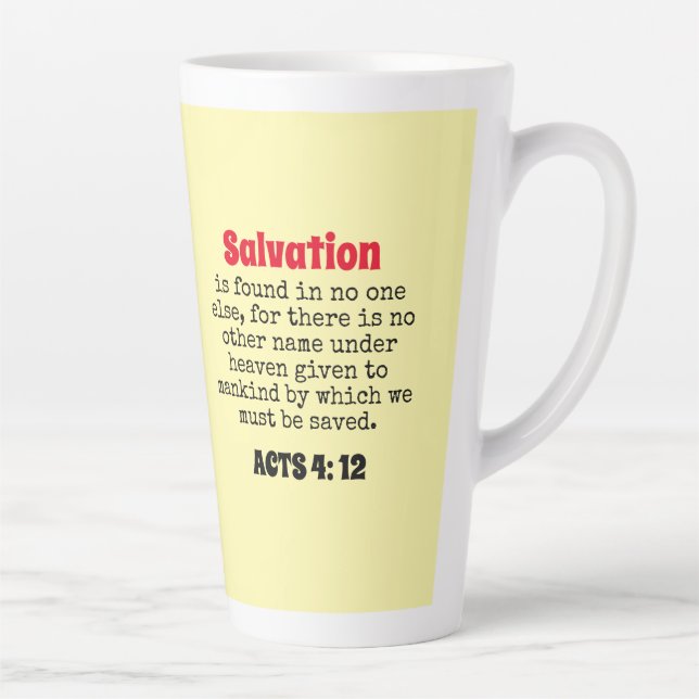 Tasse Latte salut (Droite)