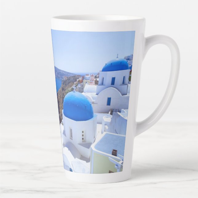 Tasse Latte Santorin (Droite)