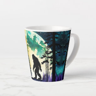 Tasse Latte Sasquatch pleine lune