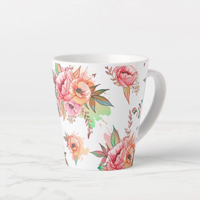 Tasse Latte saute (Angle droit)