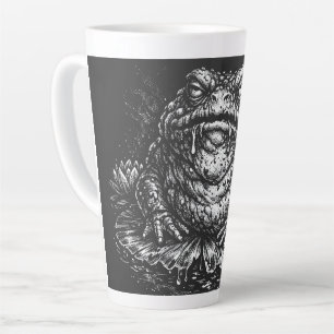 Tasse Latte Sceau du Crapaud Hanté par BurnsInHell