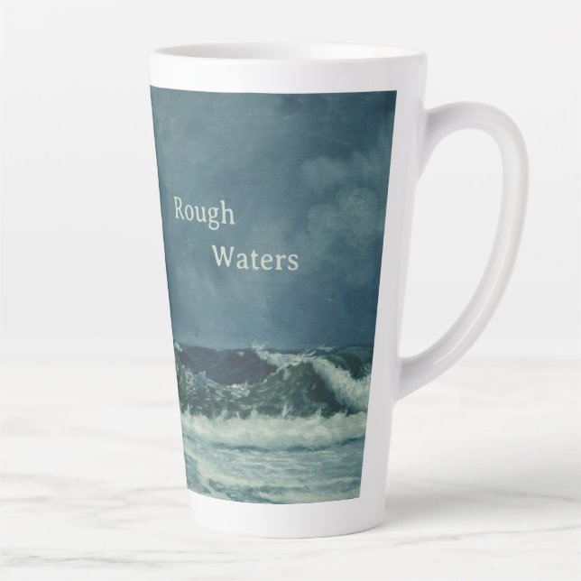 Tasse Latte Scène maritime marine (Droite)