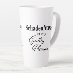 Tasse Latte Schadenfreude* est mon plaisir de culpabilité Latt