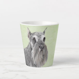 Tasse Latte Schnauzer (Giant, Standard) Peinture - Chien Art