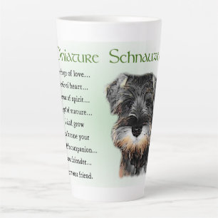 Tasse Latte Schnauzer miniature