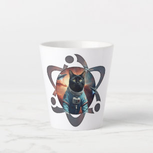 Tasse Latte Science des chats spatiaux