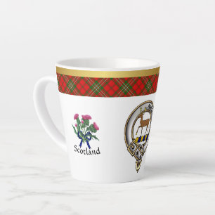 Tasse Latte Scott Clan Badge Tartan & Motto