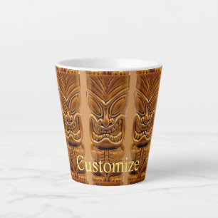 Tasse Latte Sculpture Gold Tiki Thunder_Cove 