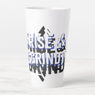 Tasse Latte se lever et bosser