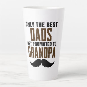 Tasse Latte Seuls Les Meilleurs Papas Sont Promus Grand-Père