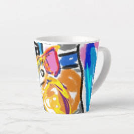 Tasse Latte Shiba Inu dans la ville