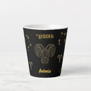 Tasse Latte Signe astrologique du Bélier -