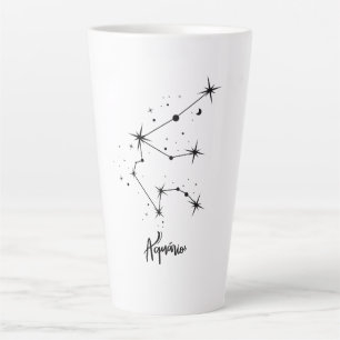 Tasse Latte SIGNE Zodiaque Aquarius Cadeau astrologie Aquarius