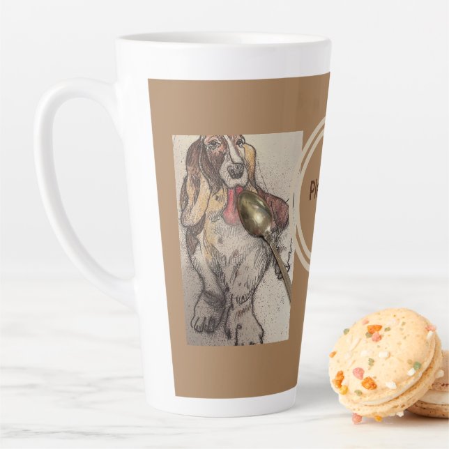 Tasse Latte S'il vous plaît pas de crème (En situation)