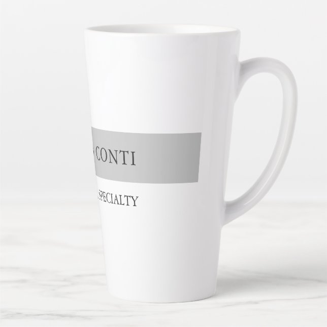 Tasse Latte Simple et moderne minimaliste (Droite)