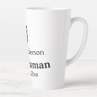 SIMPLE MINIMAL ajouter votre nom toiletteur person