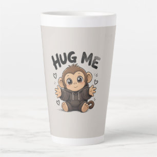 Tasse Latte Singe câlin
