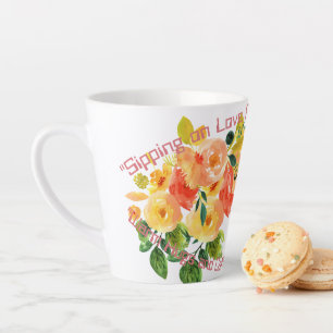Tasse Latte "Sipping on Love : Maman’s Favorite Mug!"