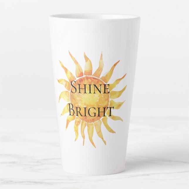 Tasse Latte Sky Sun Shine Bright (Devant)