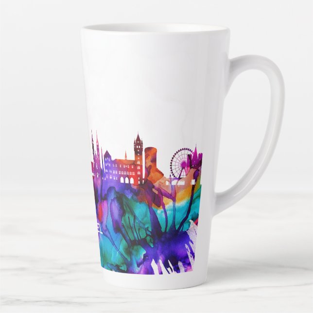 Tasse Latte Skyline de Bâle (Droite)