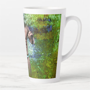 Tasse Latte SlipperyJoe's blanc musculaire sexy homme speedo n