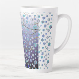 Tasse Latte Snowflakes 16