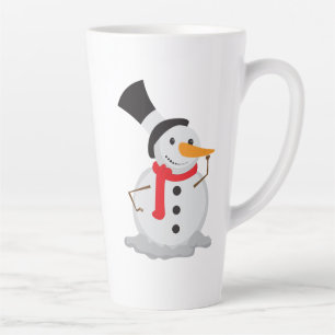 Tasse Latte Snowman Nez Touche Christmas Mug!