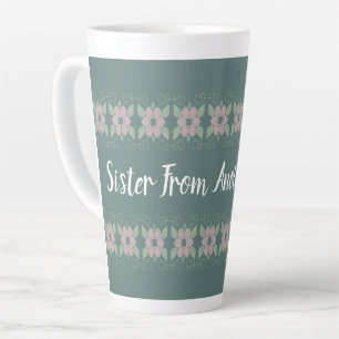 Tasse Latte Soeur D'Une Autre Mère Turquoise Musique