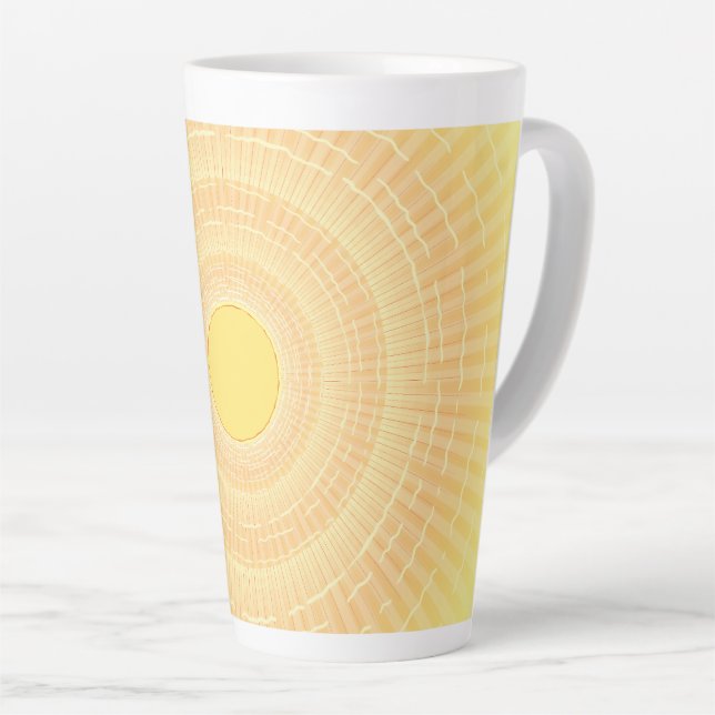 Tasse Latte Soleil éclaté (Angle droit)