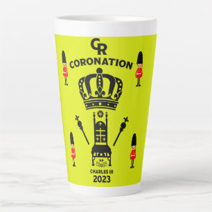 Tasse Latte Souvenir commémoratif du couronnement du roi Charl