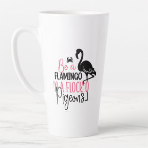 Tasse Latte Soyez Un Flamant Rose Dans Une Volée de Pigeons-27