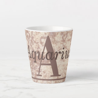 Tasse Latte Special élégant Aquarius star signe cadeau de tass