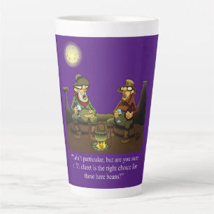 Tasse Latte Spectacles amusants Cowboy Wild West Wine Latte Mu