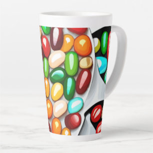 Tasse Latte Spectre de douceur : Jelly Beans in Technicolor