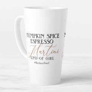 Tasse Latte Spice Citrouille moderne Espresso Martini Badass C