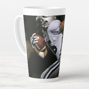 Tasse Latte Sports photo de football personnalisés