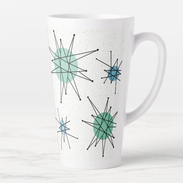 Tasse Latte Starburst franciscain du milieu du siècle 6 (Droite)