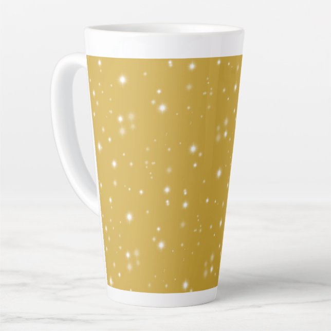 Tasse Latte Starlight Boho Gold (Angle gauche)