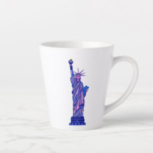 Tasse Latte Statue de la Liberté-New York City-Point de repère