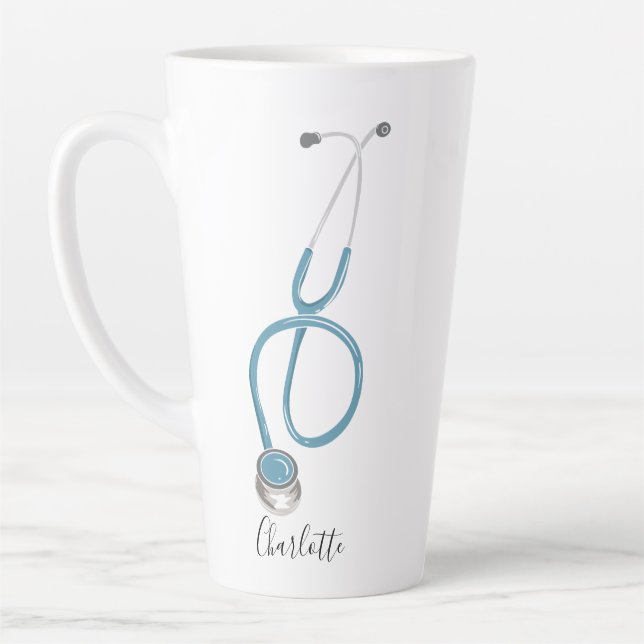 Tasse Latte Stéthoscope pour diplômés de l'école Médicale pers (Gauche)