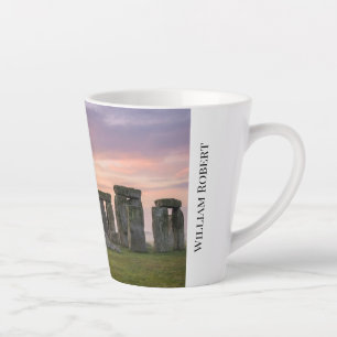 Tasse Latte Stonehenge Angleterre Ancien Cercle de Pierres