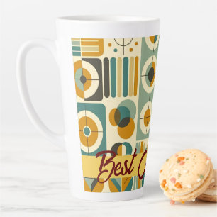 Tasse Latte Style contemporain du milieu du siècle meilleur ma