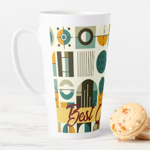 Tasse Latte Style contemporain du milieu du siècle meilleur ma