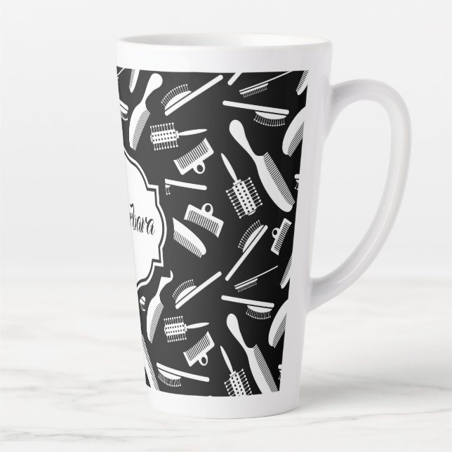 Tasse Latte Styliste personnalisée (Droite)