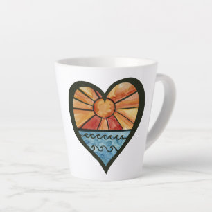 Tasse Latte Summer Beach
