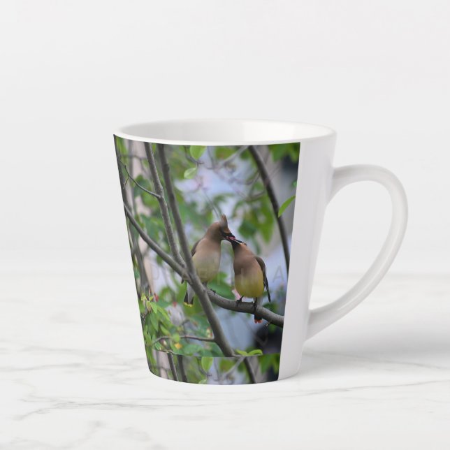 Tasse Latte Super café me rend Berry heureux (Droite)