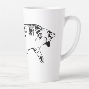 Tasse Latte Surprise joueuse en encre fine